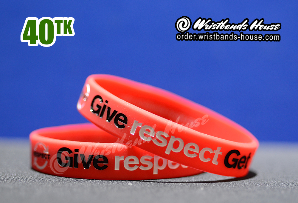 Give Respect Get Respect Red 1/2 Inch